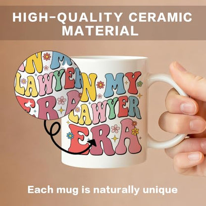 In My Lawyer Era Funny Theme for Law Student | Ceramic Coffee Mug | 11 OZ