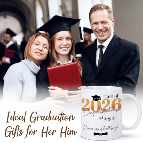 Graduation Personalized with Name Funny | Customised Coffee Mug | 11 OZ