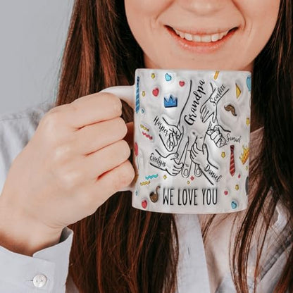 Funny Personalized Grandpa You Hold Our | Customised Coffee Mug | 11 OZ