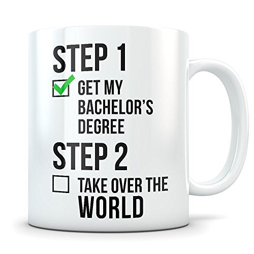Funny Bachelor Graduation Gift Best Bachelors | Ceramic Coffee Mug | 11 OZ