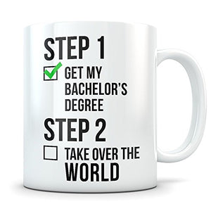 Funny Bachelor Graduation Gift Best Bachelors | Ceramic Coffee Mug | 11 OZ