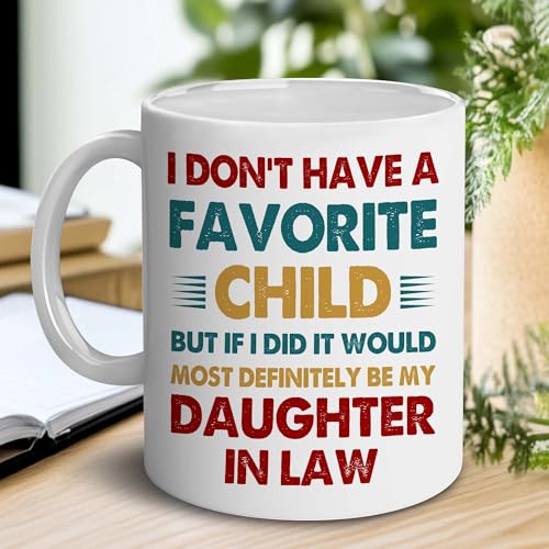 Mothers Day For Daughter In Law | Ceramic Coffee Mug | Father's Day Gift | Stylish Printed Design | Tea & Coffee Cup | 11oz