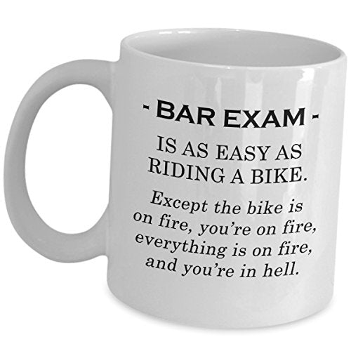 Lawyer Gifts for Men Women Bar Exam Easy on | Ceramic Coffee Mug | 11 OZ