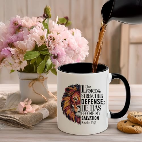 Christian Gifts for Men Religious Funny | Ceramic Coffee Mug | 11 OZ
