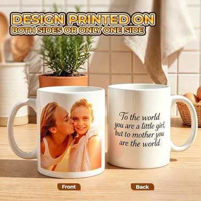 Custom Personalized with Customized Photo | Customised Coffee Mug | 11 OZ