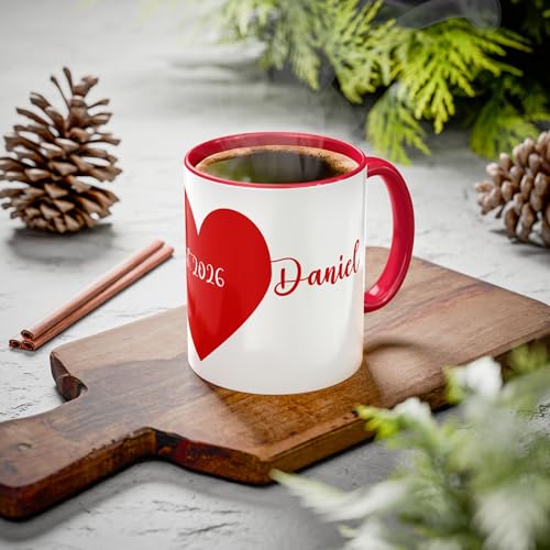 Custom Couples Personalized Valentine s Day | Customised Coffee Mug | 11 OZ
