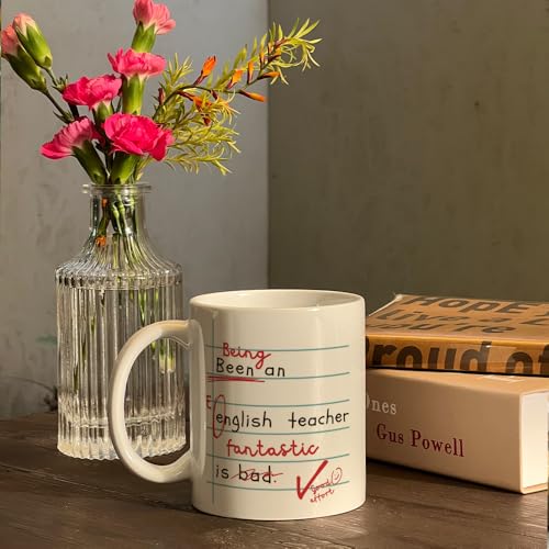 Funny English Teacher Appreciation Gifts | Ceramic Coffee Mug | 11 OZ