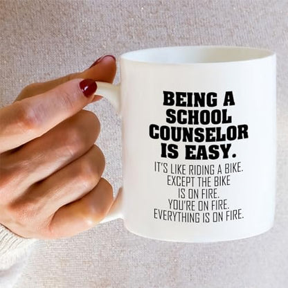 Funny School Counselor or Humorous Sarcastic | Ceramic Coffee Mug | 11 OZ