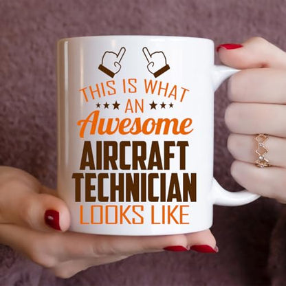 Awesome Aircraft Technician This Is What an | Ceramic Coffee Mug | 11 OZ