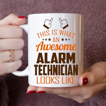 Awesome Alarm Technician This Is What an Looks | Ceramic Coffee Mug | 11 OZ