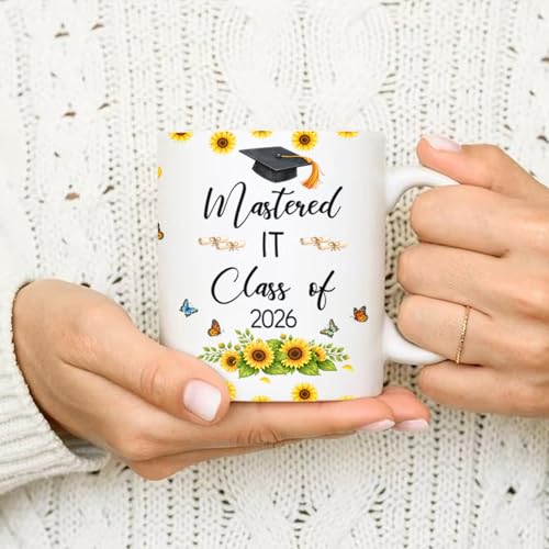 Custom Mastered It Class of 2026 with Name | Customised Coffee Mug | 11 OZ