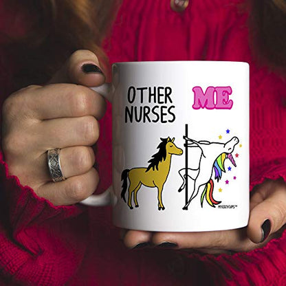 Other Nurses Me Unicorn Registered Nurse | Ceramic Coffee Mug | 11 OZ