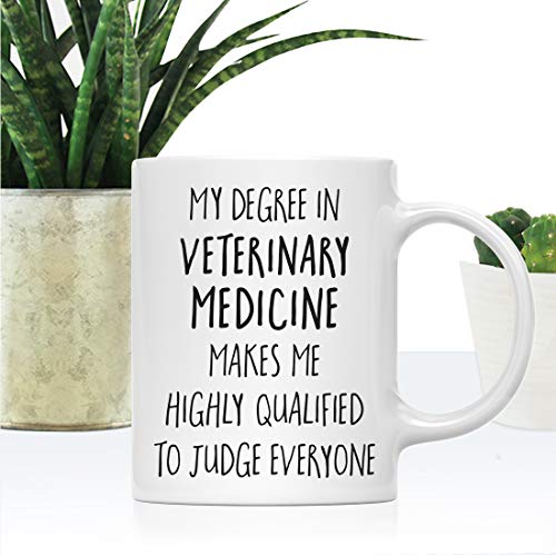 Graduation Gift My Degree in Veterinary | Ceramic Coffee Mug | 11 OZ