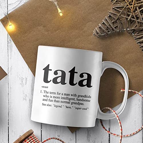 Tata Definition Defined Funny Birthday Gift | Ceramic Coffee Mug | 11 OZ