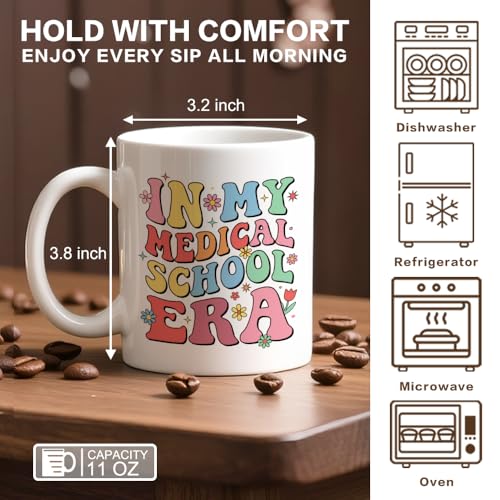 In My Medical School Era Funny Theme for Med | Ceramic Coffee Mug | 11 OZ