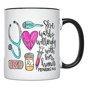 Nurse for Women Rn Nurses Doctorate | Ceramic Coffee Mug | 11 OZ
