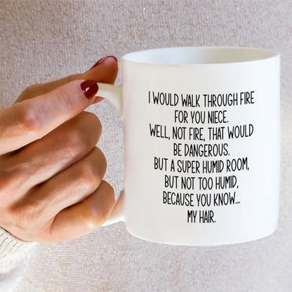 Funny Niece or Humorous Present for From Aunt | Ceramic Coffee Mug | 11 OZ