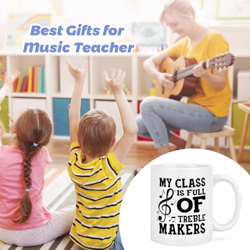 YHRJWN Music Teacher Appreciation Gifts My | Ceramic Coffee Mug | 11 OZ