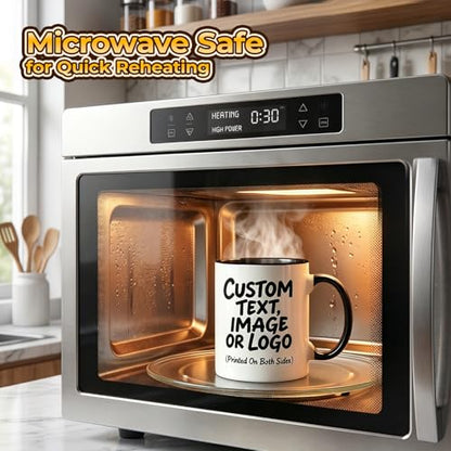 Custom Personalized with Customized Photo | Customised Coffee Mug | 11 OZ