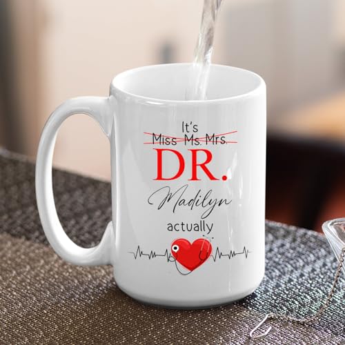 It s Miss Ms Mrs Dr Actually Personalized | Customised Coffee Mug | 11 OZ