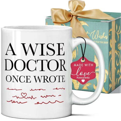 A Wise Doctor Once Wrote Gifts for Men Dr | Ceramic Coffee Mug | 11 OZ