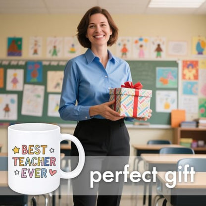 Teacher Gifts For Women Men from Students End | Ceramic Coffee Mug | 11 OZ