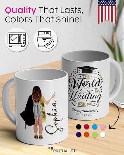 Custom Graduation 2026 Personalized Grad | Customised Coffee Mug | 11 OZ