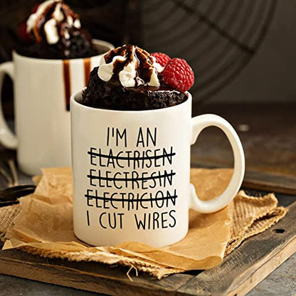 Funny Electrician | Ceramic Coffee Mug | Father's Day Gift | Stylish Printed Design | Tea & Coffee Cup | 11oz