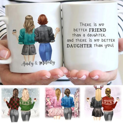 Personalized Daughter from Mom Mother s Day | Customised Coffee Mug | 11 OZ