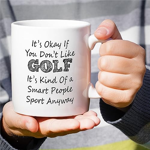 Funny Golfer Gift It s Smart People Sport Golf | Ceramic Coffee Mug | 11 OZ