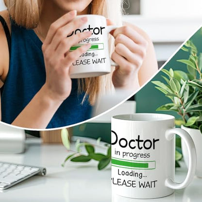 RZHV Doctor In Progress Loading Please Wait | Ceramic Coffee Mug | 11 OZ