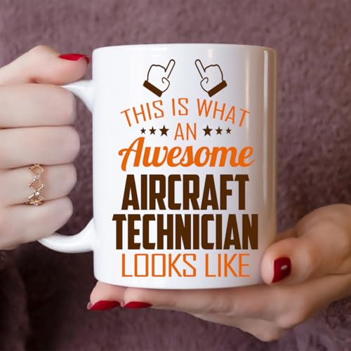 Awesome Aircraft Technician This Is What an | Ceramic Coffee Mug | 11 OZ