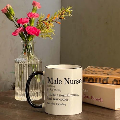 Male Nurse Definition Gift for Men Him Like A | Ceramic Coffee Mug | 11 OZ
