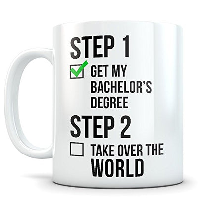 Funny Bachelor Graduation Gift Best Bachelors | Ceramic Coffee Mug | 11 OZ