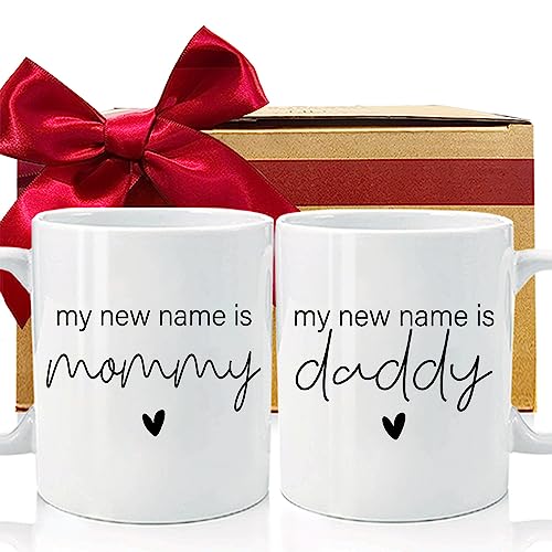 My New Name is Mommy Daddy 2026 Dad Mom | Ceramic Coffee Mug | 11 OZ