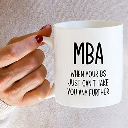 Funny MBA Masters Degree College Business | Ceramic Coffee Mug | 11 OZ