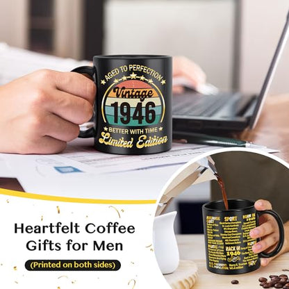 Bonus Dad Men Daddy Grandpa Papa Husband Father Stepdad Father in Law | Ceramic Coffee Mug | Father's Day Gift | Stylish Printed Design | Tea & Coffee Cup | 11oz - Black