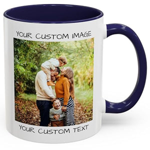 Personalized Custom Photo with Picture or | Customised Coffee Mug | 11 OZ