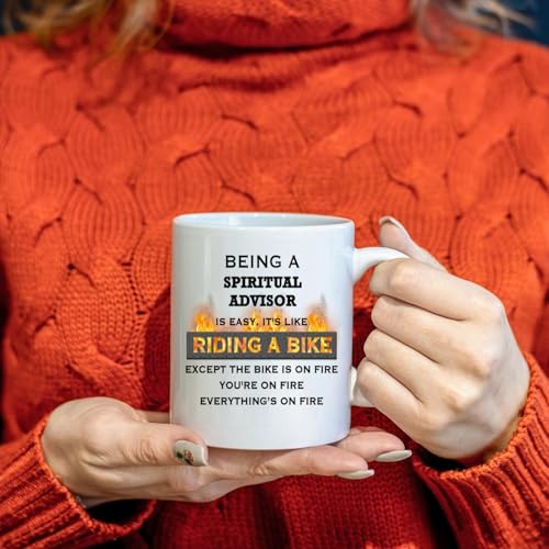 Being Spiritual Advisor gift for coworker | Ceramic Coffee Mug | 11 OZ