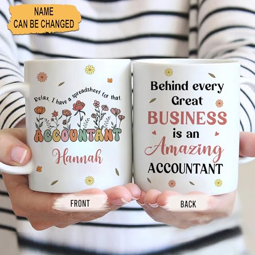 Hyturtle Personalized Accountant Funny | Customised Coffee Mug | 11 OZ