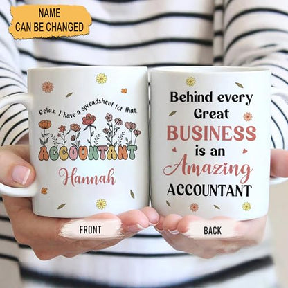 Hyturtle Personalized Accountant Funny | Customised Coffee Mug | 11 OZ