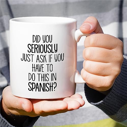 Funny Spanish Teacher Gift Language Tutor | Ceramic Coffee Mug | 11 OZ