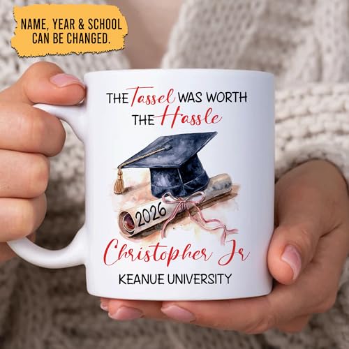 Hyturtle Personalized Graduation 2026 for | Customised Coffee Mug | 11 OZ