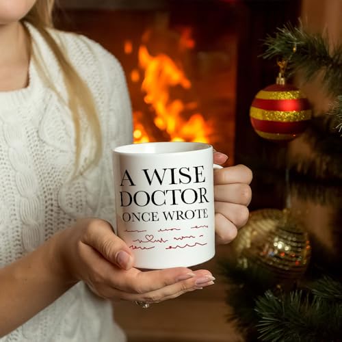 A Wise Doctor Once Wrote Gifts for Men Dr | Ceramic Coffee Mug | 11 OZ