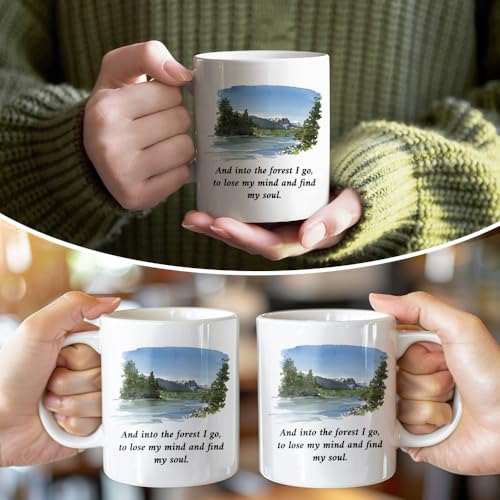 RZHV And Into The Forest I Go To Lose My Mind | Ceramic Coffee Mug | 11 OZ