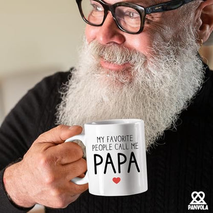My Favorite People Call Me Papa Father s Day | Ceramic Coffee Mug | 11 OZ