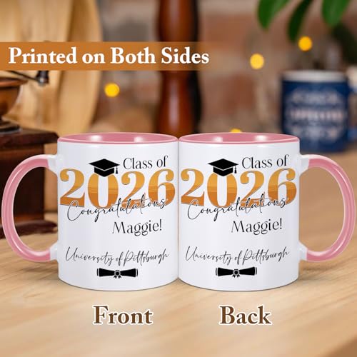 Graduation Personalized with Name Funny | Customised Coffee Mug | 11 OZ