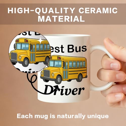 Best Bus Driver Funny School Design for Buses | Ceramic Coffee Mug | 11 OZ