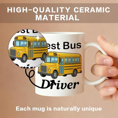 Best Bus Driver Funny School Design for Buses | Ceramic Coffee Mug | 11 OZ