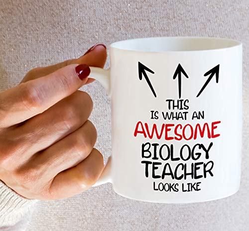 Funny This is What an Awesome Biology Teacher | Ceramic Coffee Mug | 11 OZ